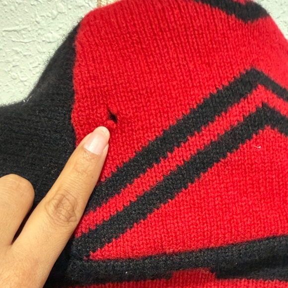 Lauren Ralph Lauren Native Aztec Lambswool Cardigan Sweater Size Medium - Picture 6 of 11